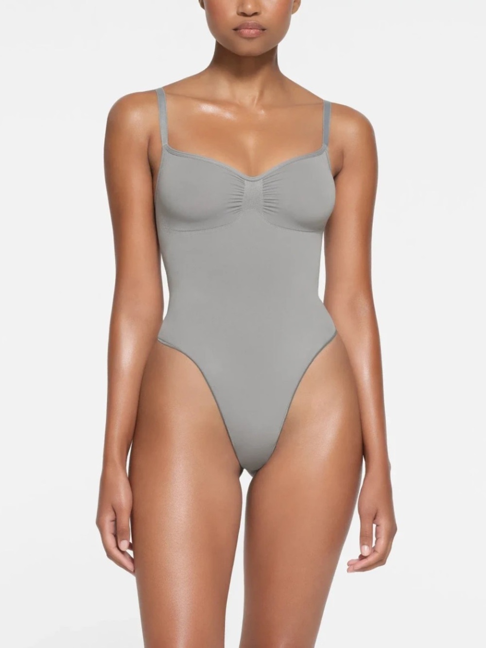 SKIMS SEAMLESS SCULPT Thong Bodysuit Limited Edition Pacific S